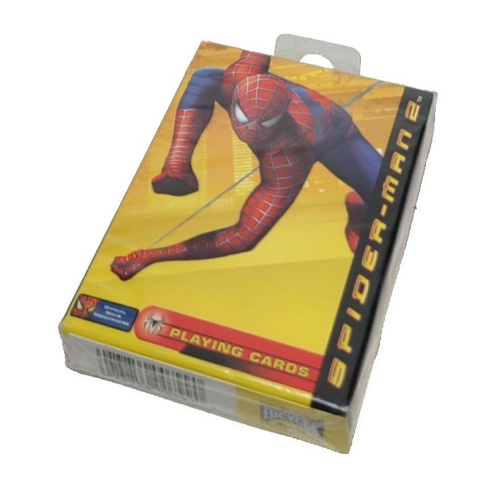 Quality U.S.A. Made Bicycle 2004 SPIDER-MAN 2 Playing Cards New Factory Sealed
